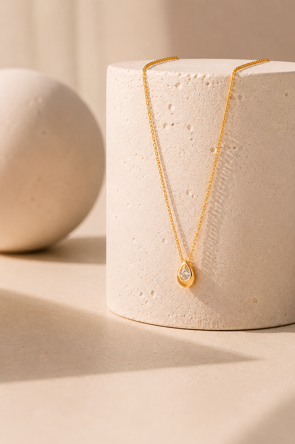 Drop Crystal Necklace